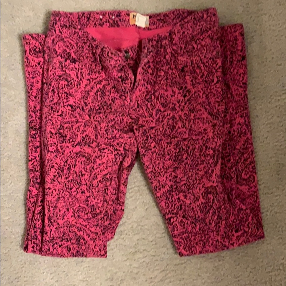 Pink Printed Pants